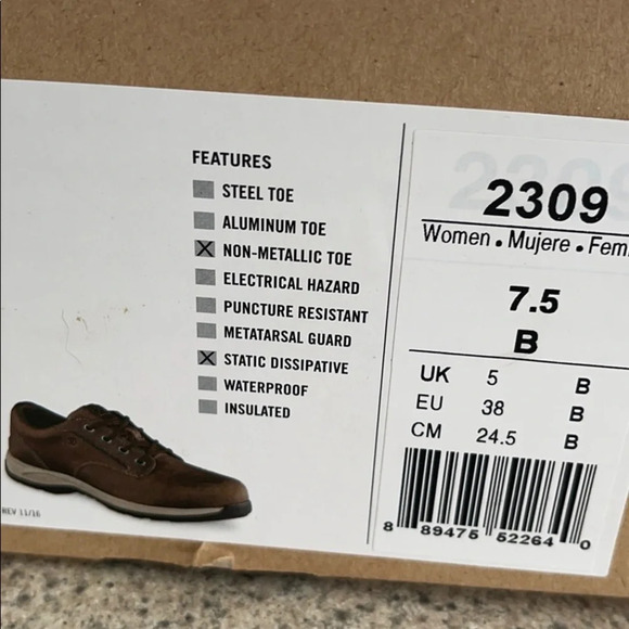 Red Wing Women’s work shoes Comfort-pro Non-Metallic Toe Oxford  shoes sz 7.5 - Picture 3 of 13